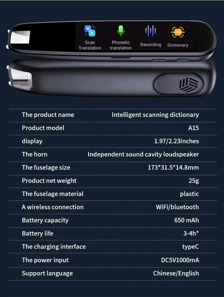 International Multi-language Scanning Translation Pen